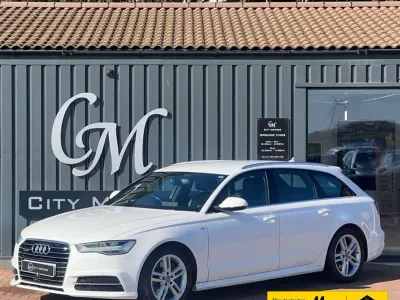 Begagnad Audi A6 S-Line 272 HK (200 kW) 2016 Vit Kombi
