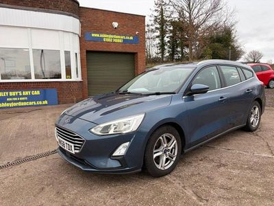 Used Ford Focus Zetec 120 HP (88 kW) 2018 Blue Estate