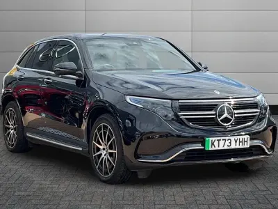 Used Mercedes EQC400 AMG line 300 kW (408 HP) 2023 Black SUV