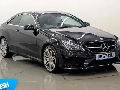 Used Mercedes E350 AMG line 258 HP (189 kW) 2016 Black Coupe