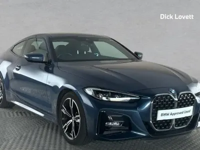 Used BMW 420 Coupé M Sport 181 HP (133 kW) 2022 Blue Coupe