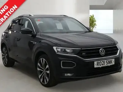 Used VW T-Roc R-line 150 HP (110 kW) 2021 Black SUV