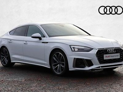 White Used 2023 Audi A5 S-Line Hatchback | £28,990 (Fair price)