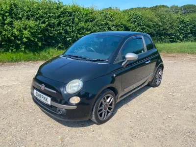 Used Fiat 500 2011 Black Hatchback