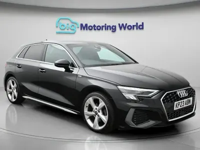 Used Audi A3 Sportback S-Line 150 HP (110 kW) 2023 Black Hatchback