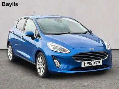 Used Ford Fiesta Titanium 100 HP (73 kW) 2019 Blue Hatchback