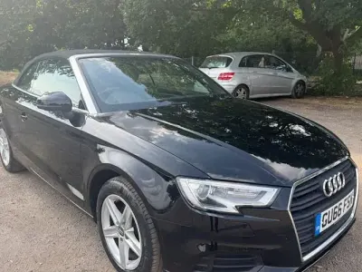 Used Audi A3 Cabriolet Design 150 HP (110 kW) 2016 Black Cabriolet