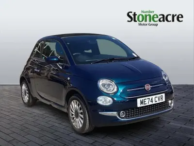 Used Fiat 500 70 HP (51 kW) 2025 Blue Cabriolet