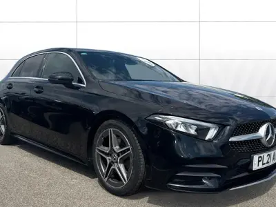 Used Mercedes A220 AMG line 190 HP (139 kW) 2021 Black Hatchback