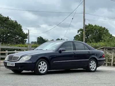 Used Mercedes S320 2001 Blue Sedan