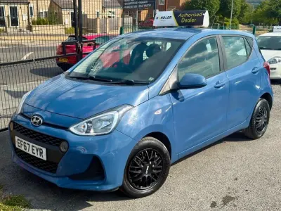 Used Hyundai i10 SE 67 HP (49 kW) 2017 Blue Hatchback