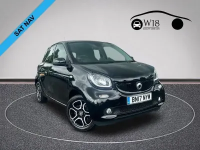 Used Smart ForFour Premium 71 HP (52 kW) 2017 Black Hatchback