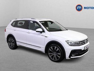 White Used 2021 VW Tiguan Allspace R-line SUV | £26,599 (Fair price)