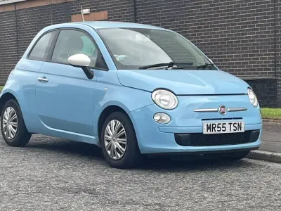 Used Fiat 500 S 69 HP (50 kW) 2013 Blue Hatchback