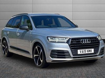 Begagnad Audi Q7 Black Edition 286 HK (210 kW) 2019 Silver SUV