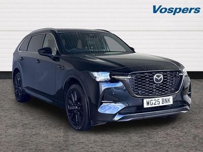 Black Used 2025 Mazda CX-80 Homura-Line SUV | £40,950 (Super price)