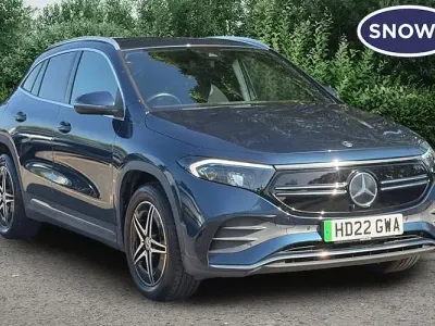 Used Mercedes EQA250 AMG line 139 kW (190 HP) 2022 Blue SUV
