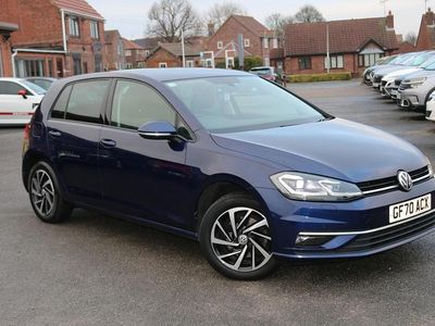 Used VW Golf VII Edition 150 HP (110 kW) 2020 Blue Hatchback
