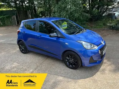 Used Hyundai i10 GO! 67 HP (49 kW) 2018 Blue Hatchback