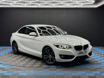 Used BMW 218 Sport Line 2018 White Coupe