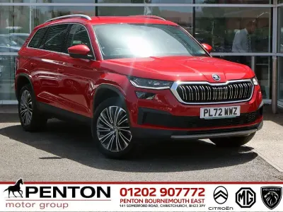 Used Skoda Kodiaq SE L Executive 150 HP (110 kW) 2023 Red SUV