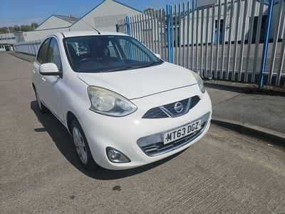 Begagnad Nissan Micra Acenta 2013 Vit Halvkombi
