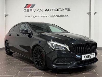 Used Mercedes CLA200 Shooting Brake AMG line 156 HP (114 kW) 2018 Black Estate