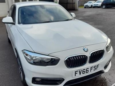 Used BMW 116 Sport Line 2016 White Hatchback