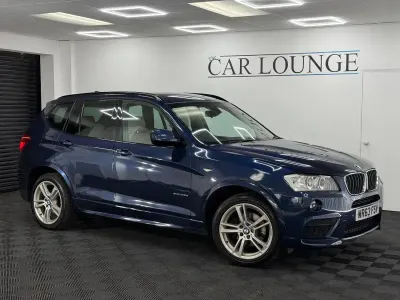 Used BMW X3 M Sport 184 HP (135 kW) 2013 Blue SUV