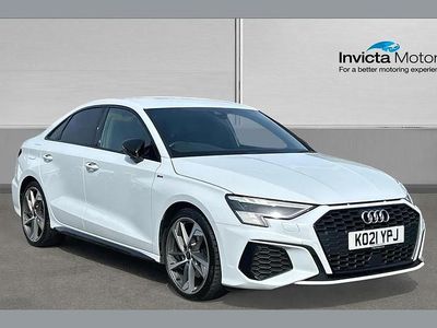 Begagnad Audi A3 Comfort 150 HK (110 kW) 2021 Vit Sedan