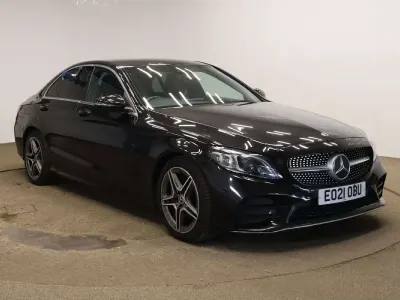 Used Mercedes C220 AMG Line Premium 194 HP (142 kW) 2021 Black Sedan