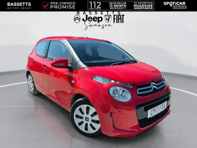 Used Citroën C1 Feel 82 HP (60 kW) 2017 Red Hatchback