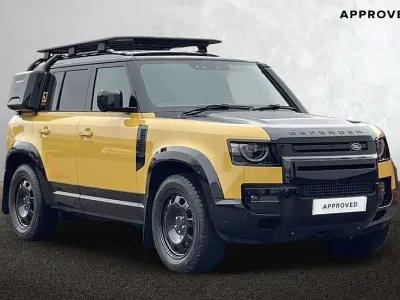 Used Land Rover Defender 350 HP (257 kW) 2026 Deep sandglow yellow SUV