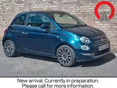 Used Fiat 500 69 HP (50 kW) 2023 Blue Hatchback