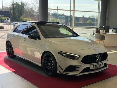 Used Mercedes A35 AMG Premium Plus 300 HP (220 kW) 2021 White Hatchback