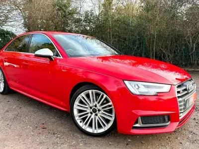 Used Audi S4 Design 354 HP (260 kW) 2018 Red Sedan