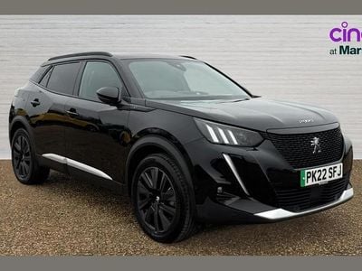 Used Peugeot e-2008 Premium 100 kW (136 HP) 2022 Black SUV