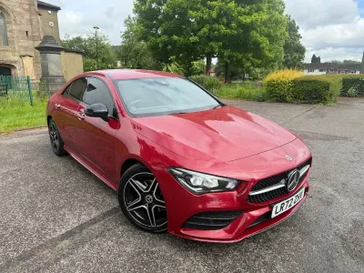Used Mercedes CLA180 AMG Line Premium 136 HP (100 kW) 2022 Red Sedan