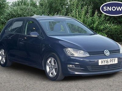Used VW Golf VII Edition 125 HP (91 kW) 2016 Blue Hatchback