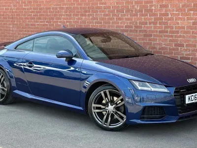 Used Audi TT S-Line 230 HP (169 kW) 2016 Blue Coupe