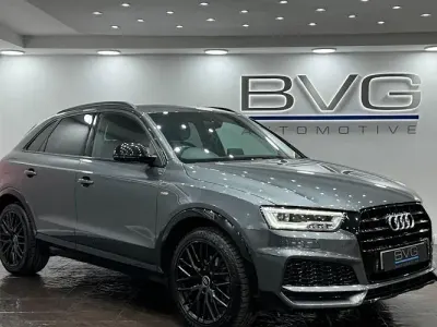 Usado Audi Q3 Black Edition 150 HP (110 kW) 2018 Cinzento SUV