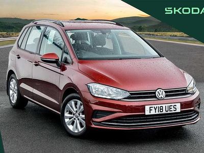 Used VW Golf Sportsvan SE 116 HP (85 kW) 2018 Red MPV