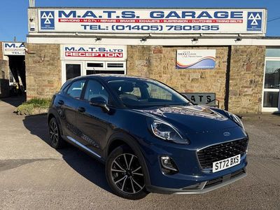 Used Ford Puma Titanium 125 HP (91 kW) 2022 Blue SUV