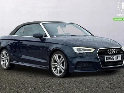 Begagnad Audi A3 Cabriolet S-Line 150 HK (110 kW) 2017 Blå Cab