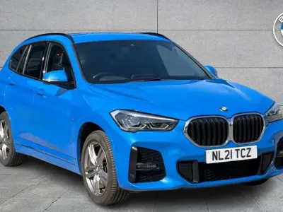 Used BMW X1 M Sport 217 HP (159 kW) 2021 Blue SUV