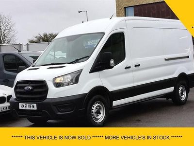 Used Ford Transit 130 HP (95 kW) 2021 White Van
