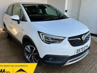 Used Vauxhall Crossland X Elite 130 HP (95 kW) 2020 White SUV