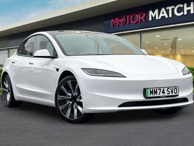 Used Tesla Model 3 Long Range AWD 366 kW (498 HP) 2024 White Sedan