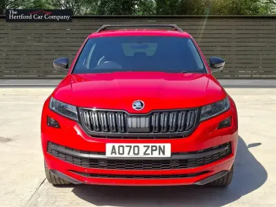 Used Skoda Kodiaq SportLine 200 HP (147 kW) 2020 Red SUV