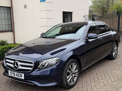 Used Mercedes E350 Premium Plus 2018 Blue Sedan